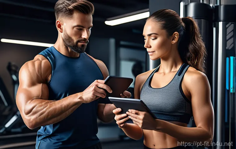 헬스트레이너 회원권 판매 전략 - **Prompt: Vibrant Fitness Community Engagement**
    An energetic and diverse group of 8-10 people, ...